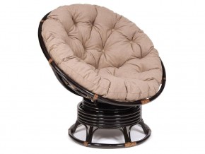 Кресло-качалка Papasan w 23/01 B с подушкой Antique brown, экошерсть Коричневый в Полевском - polevskoj.magazin-mebel74.ru | фото