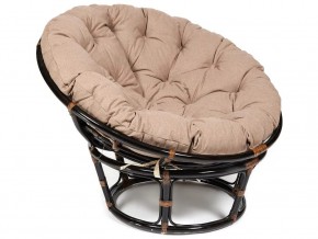 Кресло Papasan 23/01 W с подушкой Antique brown, экошерсть Коричневый в Полевском - polevskoj.magazin-mebel74.ru | фото