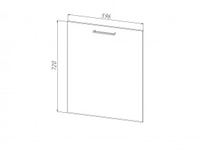 П 60 Комплект для посудомоечной машины 600 мм (цоколь + фасад) ЛДСП в Полевском - polevskoj.magazin-mebel74.ru | фото