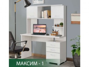 Стол компьютерный Максим-1 Ясень Анкор Светлый в Полевском - polevskoj.magazin-mebel74.ru | фото