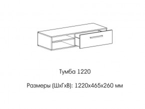 Тумба 1220 (низкая) в Полевском - polevskoj.magazin-mebel74.ru | фото